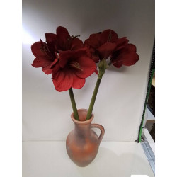 SET VASE + FLEURS