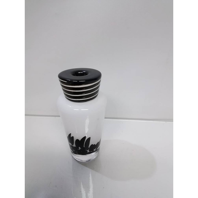 SOLIFLORE VERRE NOIR ET BLANC