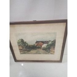 AQUARELLE SIGNÉE 