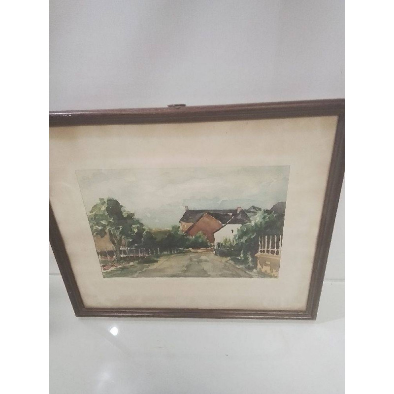 AQUARELLE SIGNÉE 