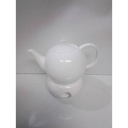 THÉIÈRE + RÉCHAUD PORCELAINE GILITZER