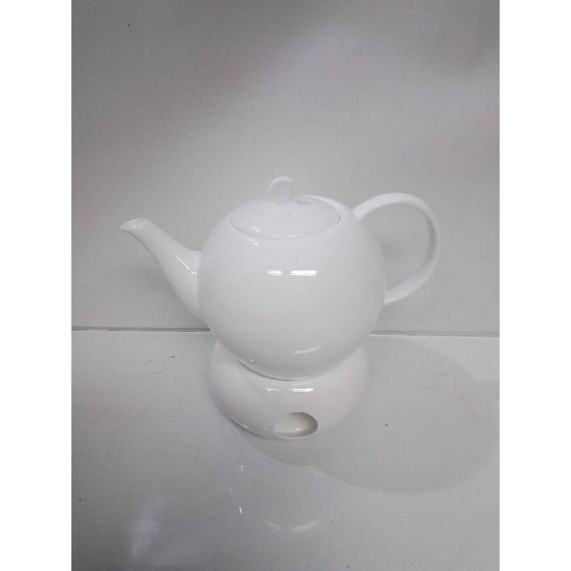 THÉIÈRE + RÉCHAUD PORCELAINE GILITZER