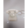 TÉLÉPHONE A CADRAN VINTAGE BLANC