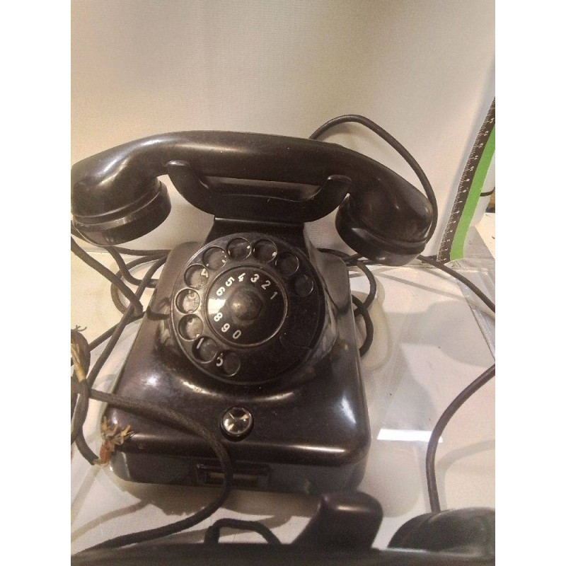 TÉLÉPHONE A CADRAN VINTAGE NOIR