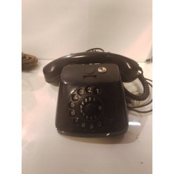 TÉLÉPHONE VINTAGE NOIR 