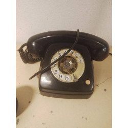 TÉLÉPHONE VINTAGE NOIR 