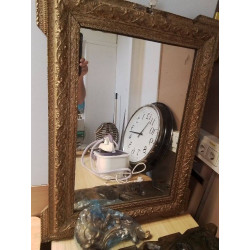 MIROIR ANCIEN CADRE DORÉ...