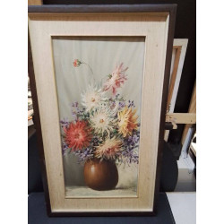 HUILE SUR TOILE BOUQUET...
