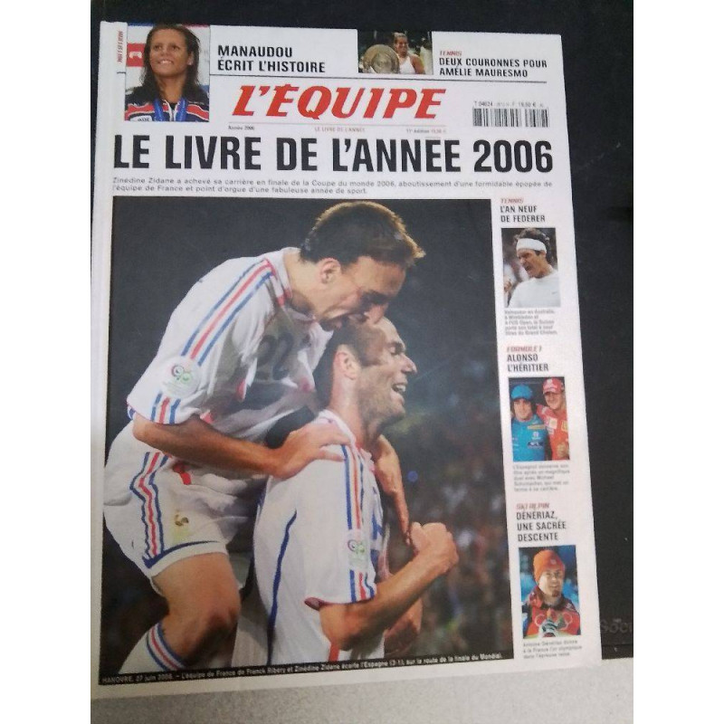LIVRE L’EQUIPE ANNEE 2006