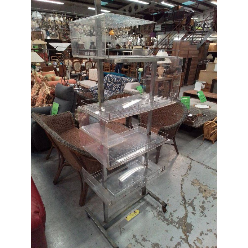 PRÉSENTOIR/ÉTAGÈRE PLEXIGLAS 