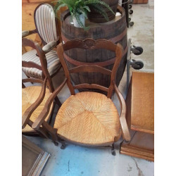 FAUTEUIL ASSISE PAILLEE 