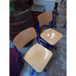 CHAISE DE BUREAU METAL ET...