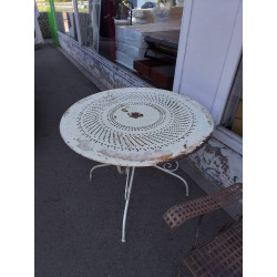 TABLE RONDE METAL 