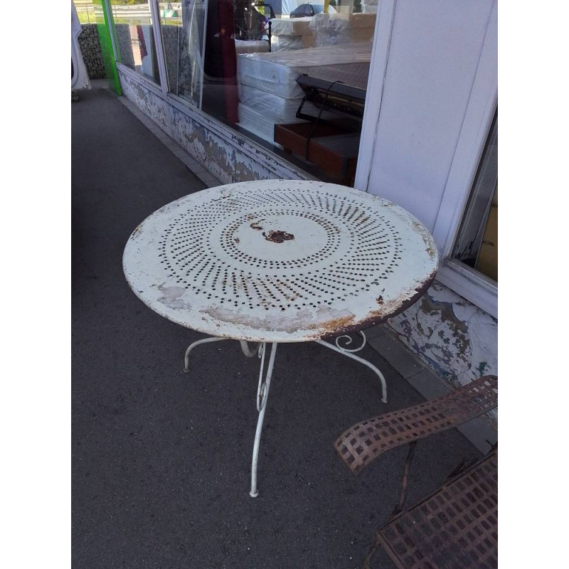 TABLE RONDE METAL 