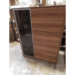 VITRINE MODERNE BOIS ET...