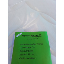 MATELAS SPRING25  90X200