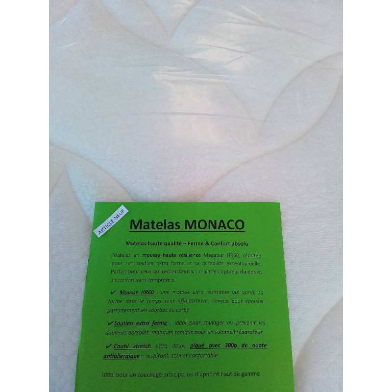 MATELAS MONACO 180X200 EXTRA FERME