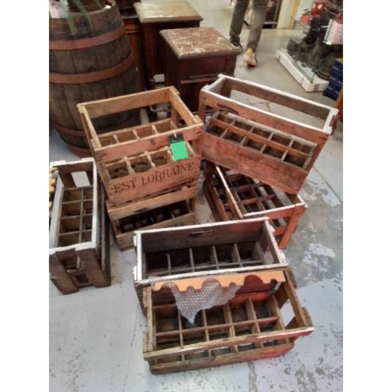 CAISSE BOUTEILLES BOIS 