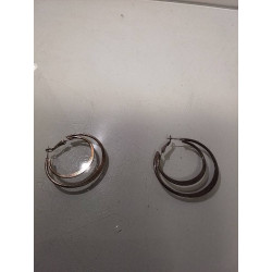 BOUCLES D\'OREILLES ARGENTÉ 