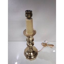 PIED DE LAMPE LAITON 