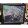 HUILE SUR TOILE EGLISE SIGNÉE F.SCHROEDER