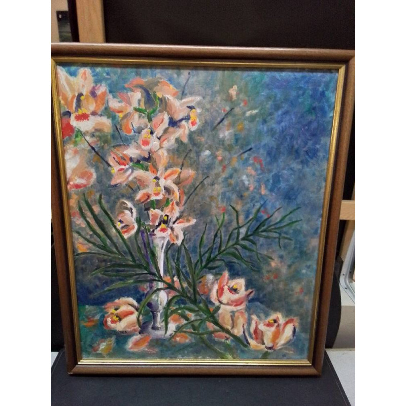 HUILE SUR TOILE FRANK SCHROEDER 
