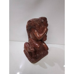 STATUETTE BOIS SCULPTÉ 