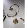 LAMPE A POSER CUIVRE ET VERRE 