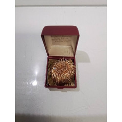 BROCHE DORÉE BOUCHER