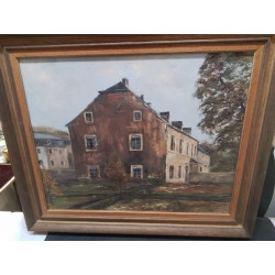 HUILE SUR TOILE MAISON