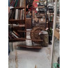 ÉTAGÈRE MURALE METAL ET BOIS