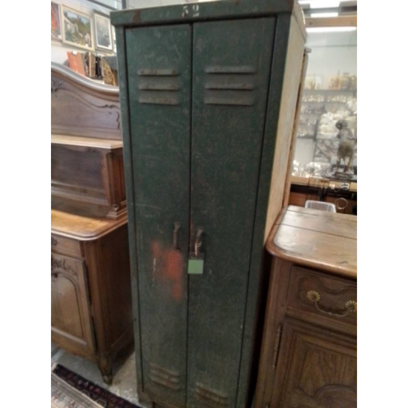 VESTIAIRE METAL 2 PORTES 