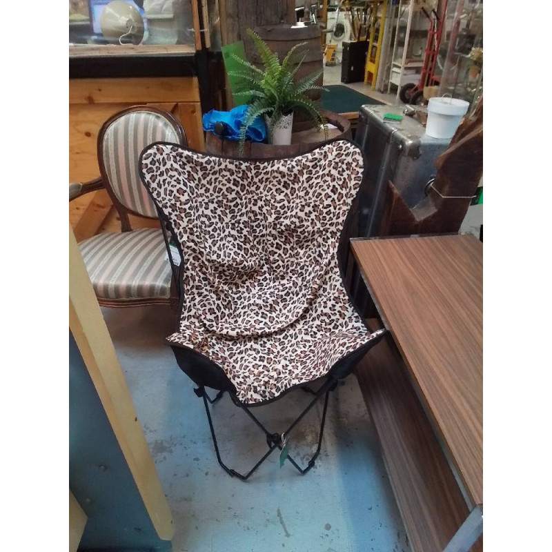 FAUTEUIL PLIANT LÉOPARD 