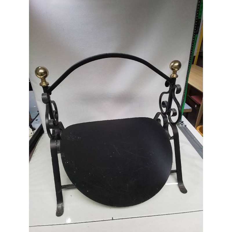 PANIER A BÛCHES METAL 
