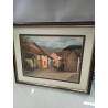 TABLEAU \'\'LE VILLAGE\'\' SIGNÉ HIRTT