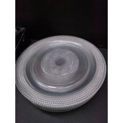 LOT D\'ASSIETTES EN VERRE 