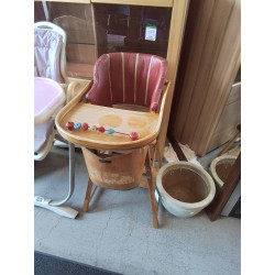 CHAISE BEBE BOIS ANCIENNE...