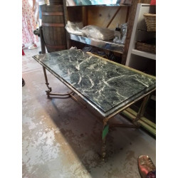TABLE BASSE PLATEAU MARBRE 