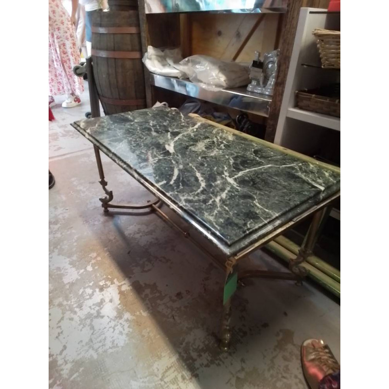 TABLE BASSE PLATEAU MARBRE 