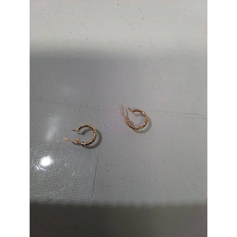 BOUCLE D\'OREILLES OR 9K 