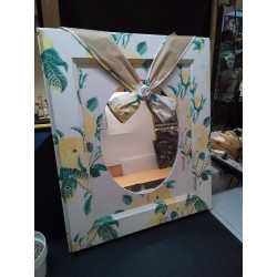 MIROIR ROSES JAUNE 