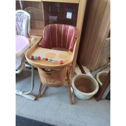 CHAISE BEBE BOIS ANCIENNE...