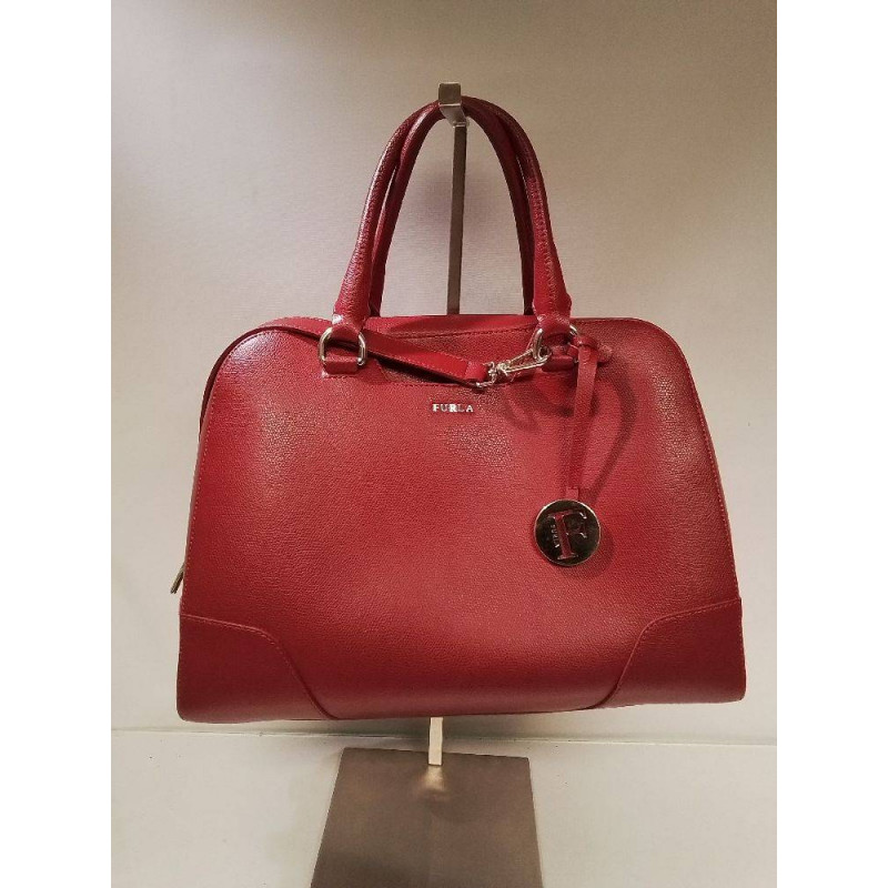 SAC À MAIN FURLA CUIR ROUGE 