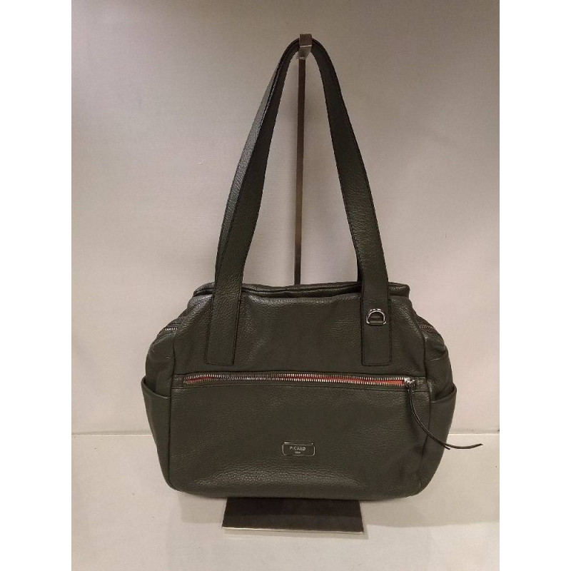 SAC À MAIN PICARD CUIR VERT