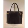 SAC A MAIN CUIR NOIR SABATIER