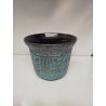 CACHE POT MOTIF GRECQUE 