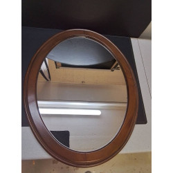 MIROIR OVALE BOIS
