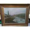 HUILE SUR PANNEAU SIGNÉE SCHNEIDER (WORMELDANGE)