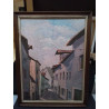 HUILE SUR PANNEAU SIGNÉE NIES (GREVENMACHER)