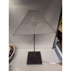 LAMPE A POSER SOCLE ARDOISE 